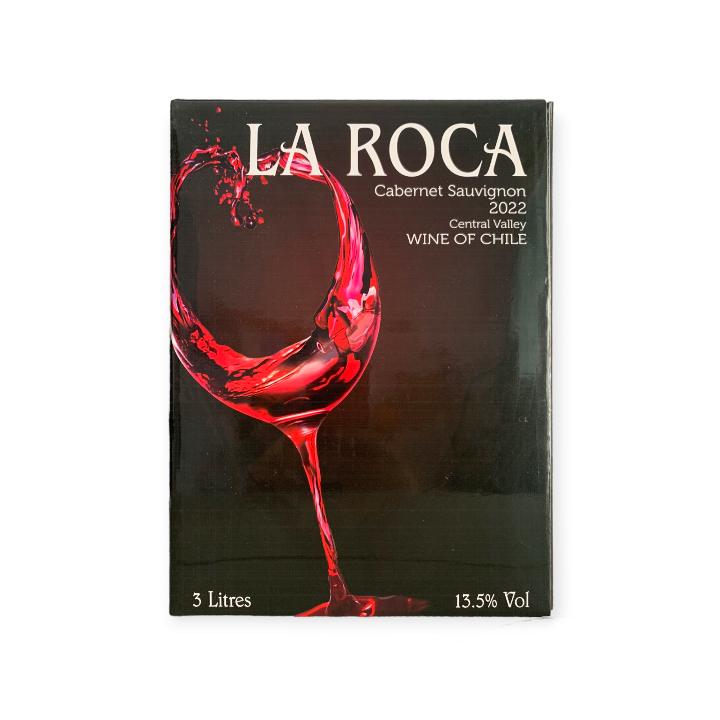 Vang Bịch Chile La Roca Đỏ 3L Nhập Khẩu - Vang Bịch 3L