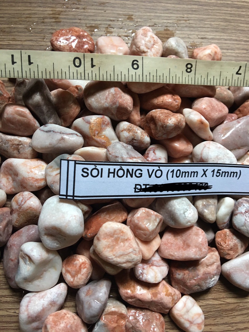 [Chọn size] 1 kg Sỏi Hồng Trang Trí Hồ Cá Chậu Cây Sân Vườn...