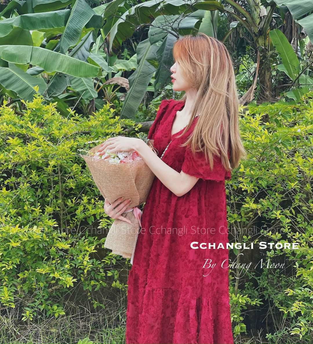 [FREESHIPMAX] Đầm bầu nhung thu đông- váy bầu giá rẻ chất mềm mịn free size 42-70kg