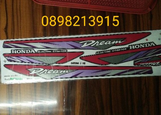 BỘ TEM CHO DREAM LÙN 94 MÀU NÂU