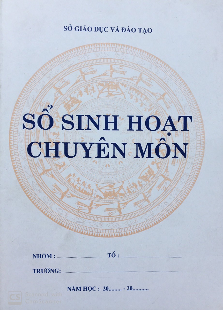 Sổ sinh hoạt chuyên môn