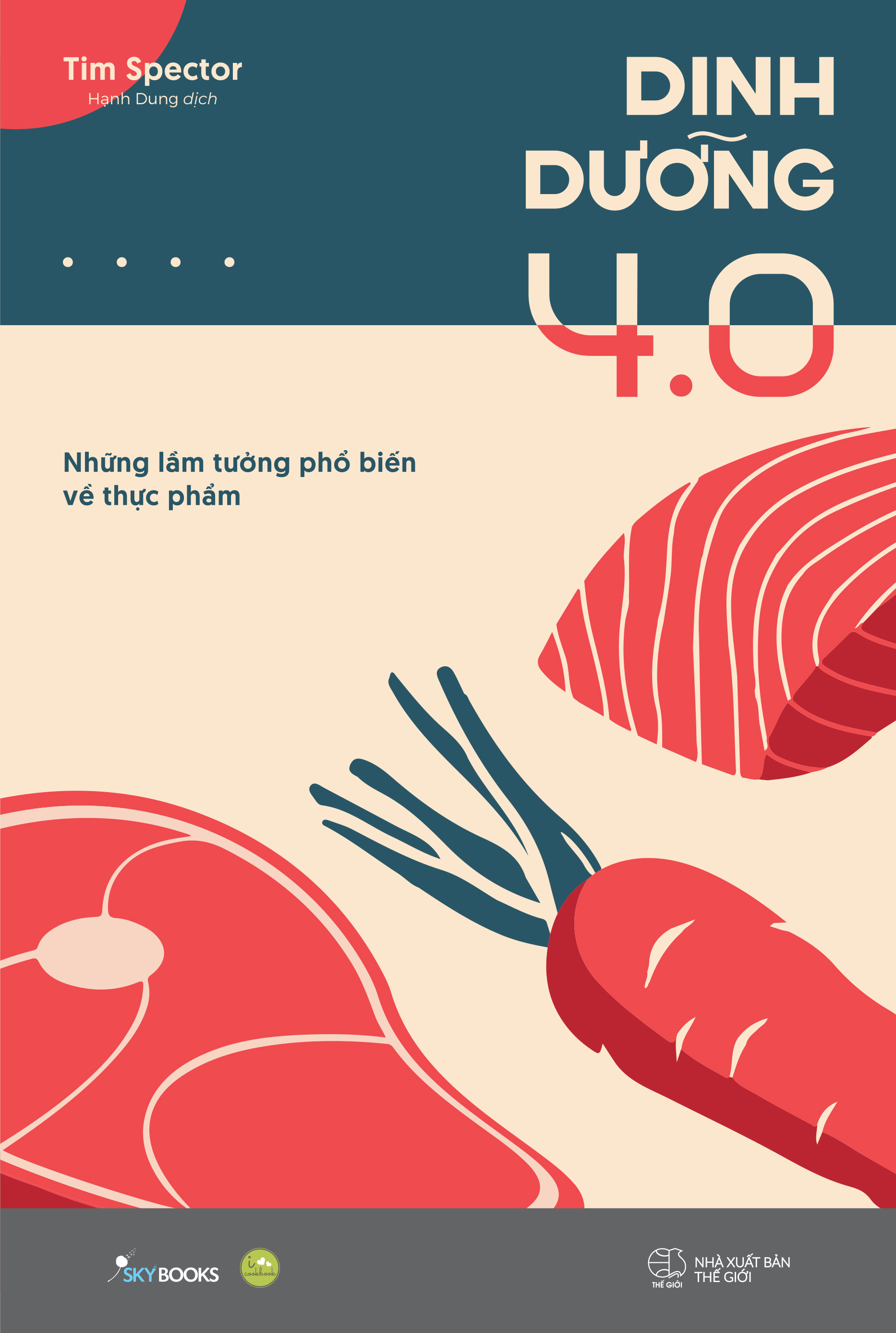 Sách nấu ăn - Dinh Dưỡng 4.0 - Tim Spector