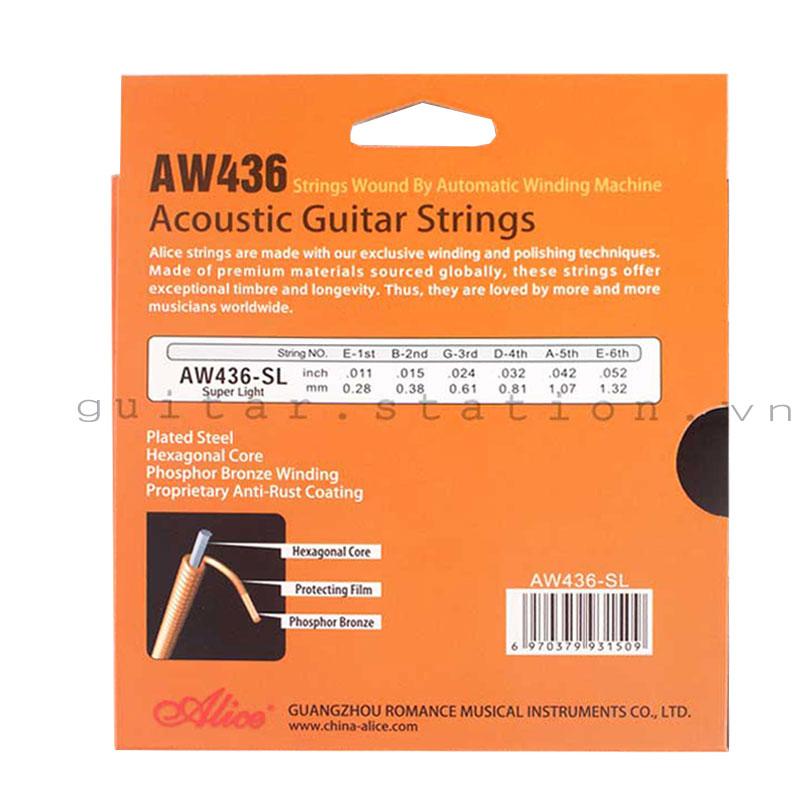 DÂY GUITAR ACOUSTIC ALICE AW 436