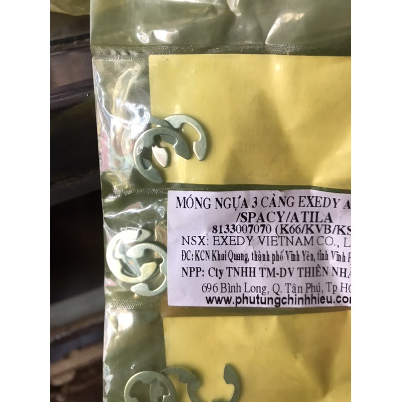 [HCM]Bộ ba phe cài đế sắt ba càng các dòng xe máy Zin