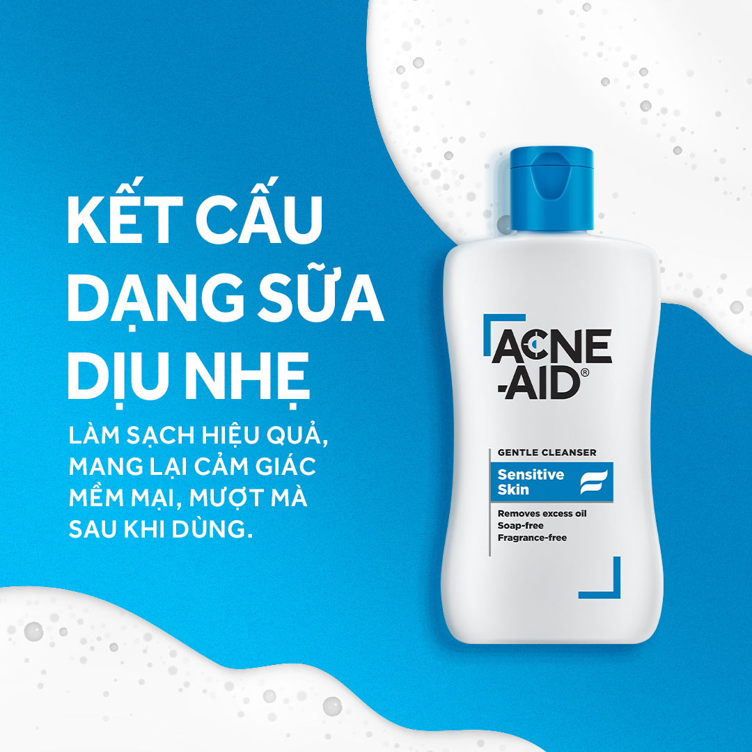 Sữa rửa mặt Acne-Aid Gentle Cleanser Sensitive Skin 100ml