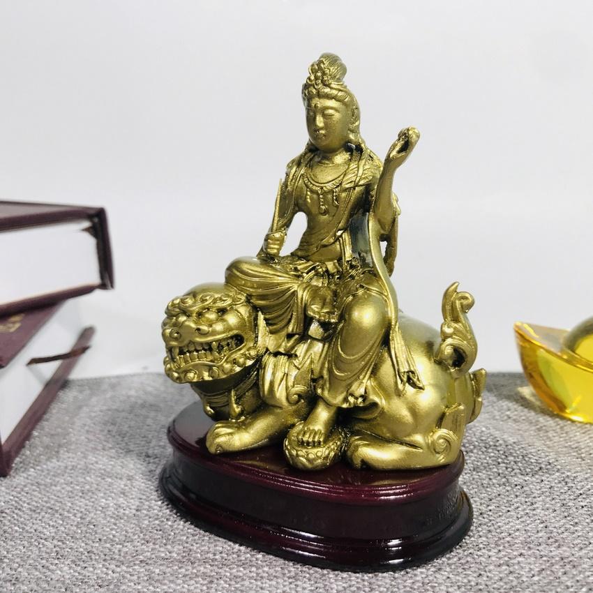 Tượng phật Văn Thù Bồ Tát sơn đồng