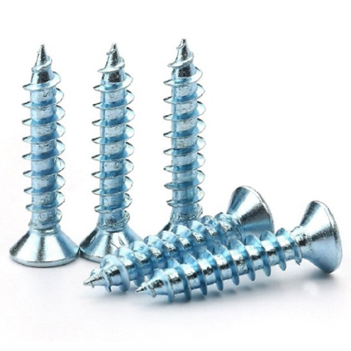 200gr - 5x30mm VÍT GỖ ĐẦU BẰNG - VÍT BẮT TẮC KÊ NHỰA