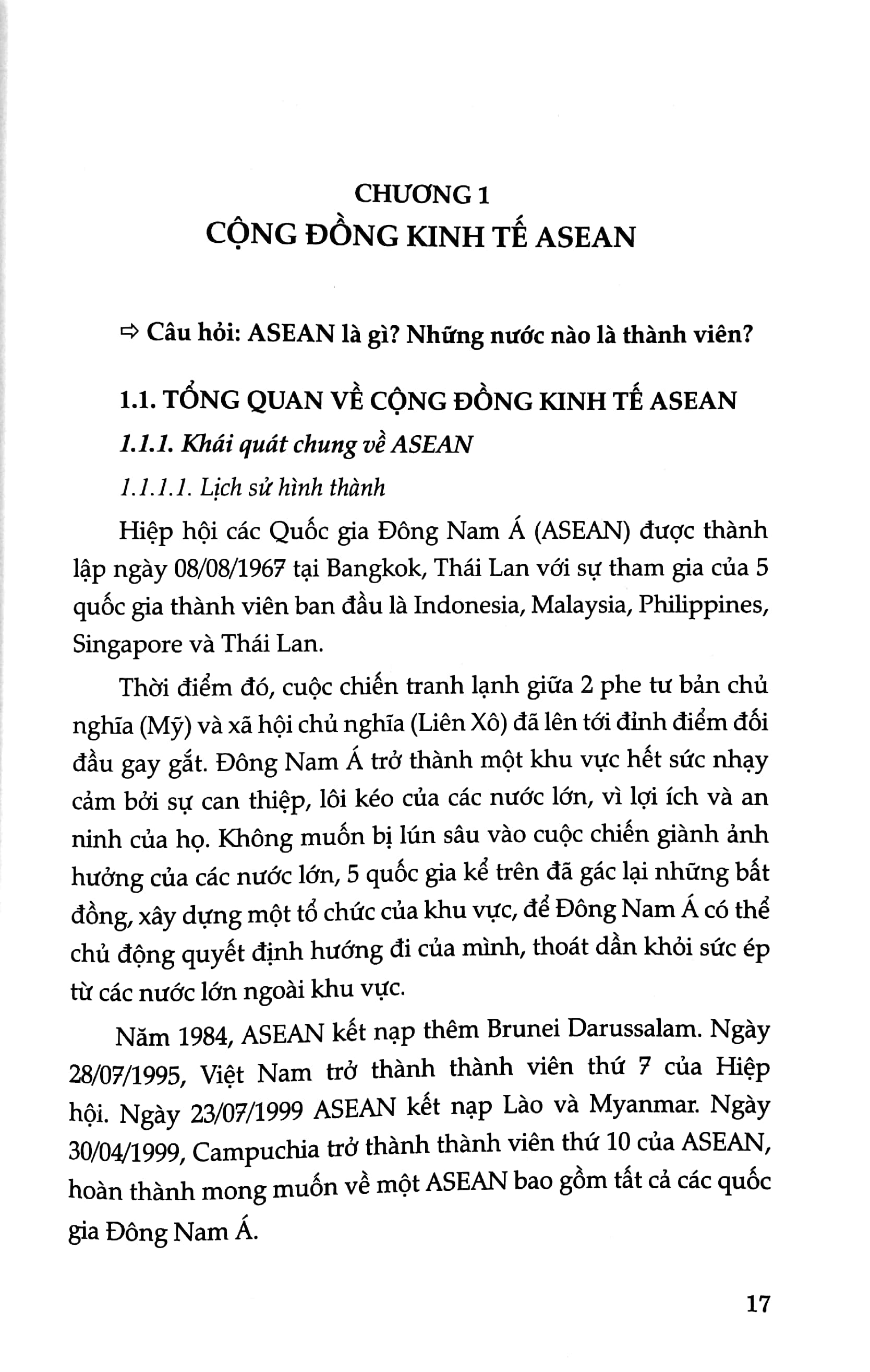 Kinh Tế Các Quốc Gia Khu Vực ASEAN