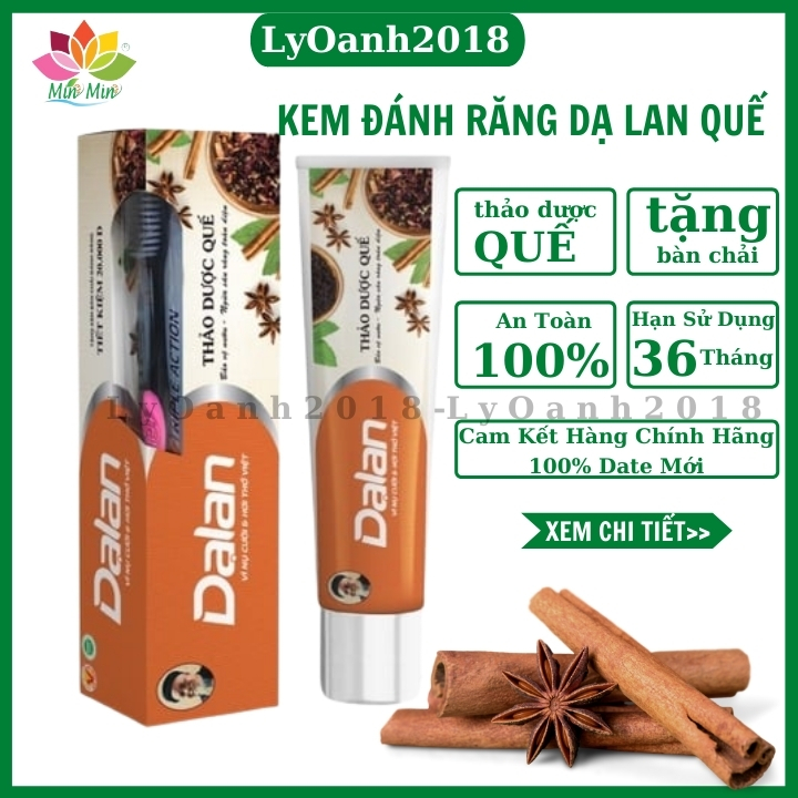 Kem Đánh Răng Thảo Dược Quế Dạ Lan [tặng bàn chải]