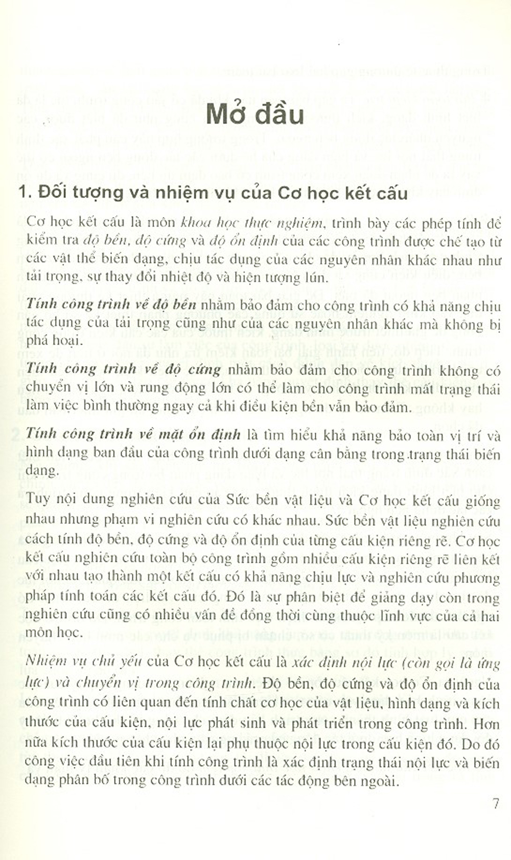 Cơ Học Kết Cấu - Tập 1 - Hệ Tĩnh Định
