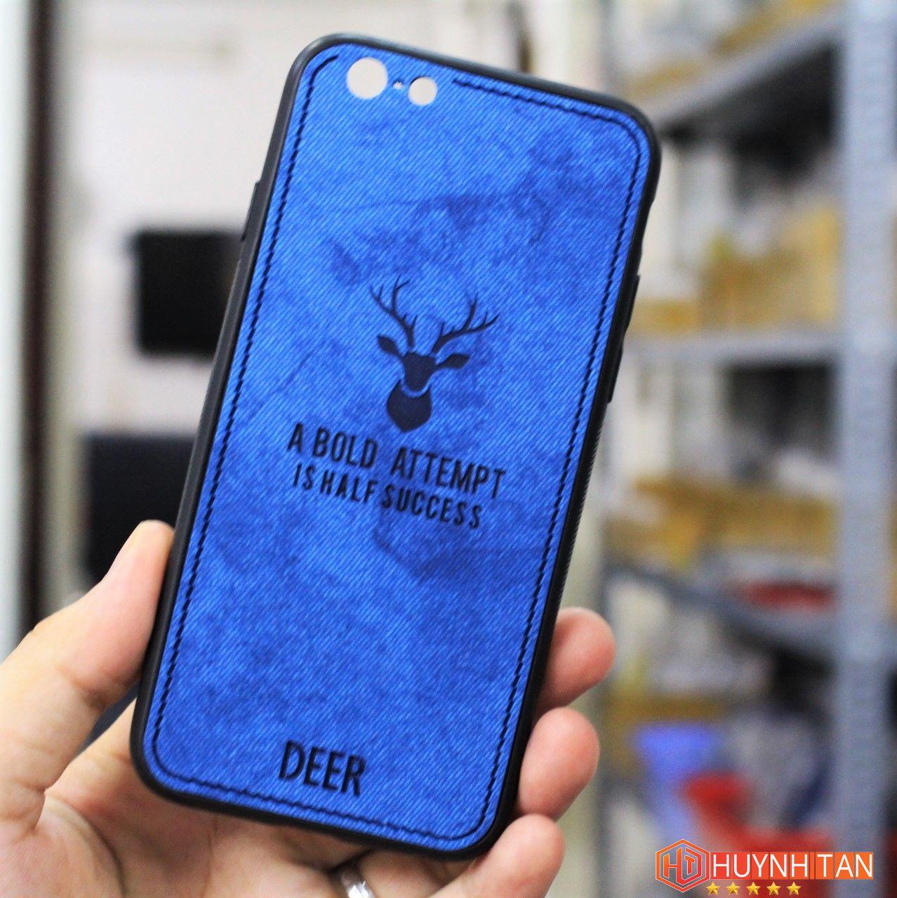 [HCM]Ốp lưng iPhone 6 / iPhone 6 Plus Vân da khắc hình nai 3D ver2