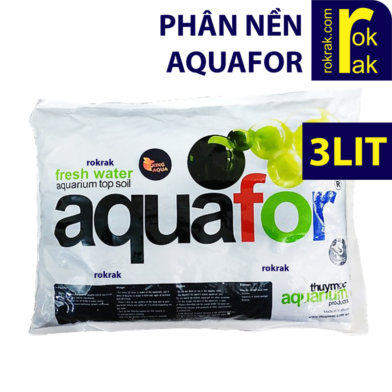 Phân nền thủy sinh Aquafor 3Lit nguyên liệu tự nhiên loại tốt