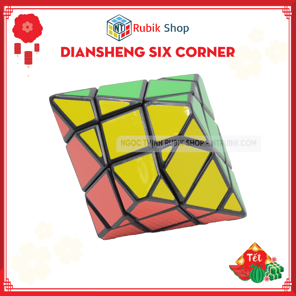 [Hoàn tiền 10%][Rubik Biến Thể] Rubik Diansheng Six Corner Cube đồ chơi thông minh
