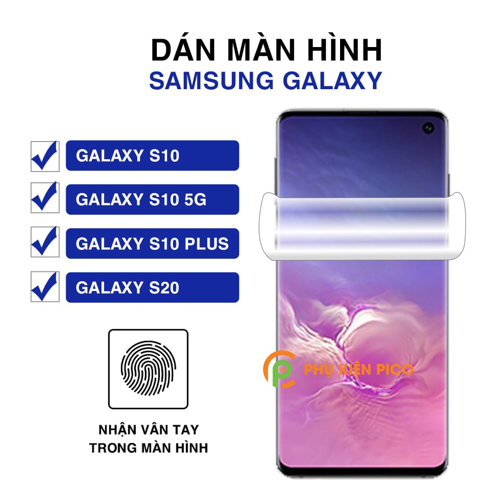 Dán màn hình Samsung Galaxy S10 Plus / S20 / S21 Plus dẻo trong suốt PPF tự phục hồi vết xước - Dán dẻo Samsung S10+