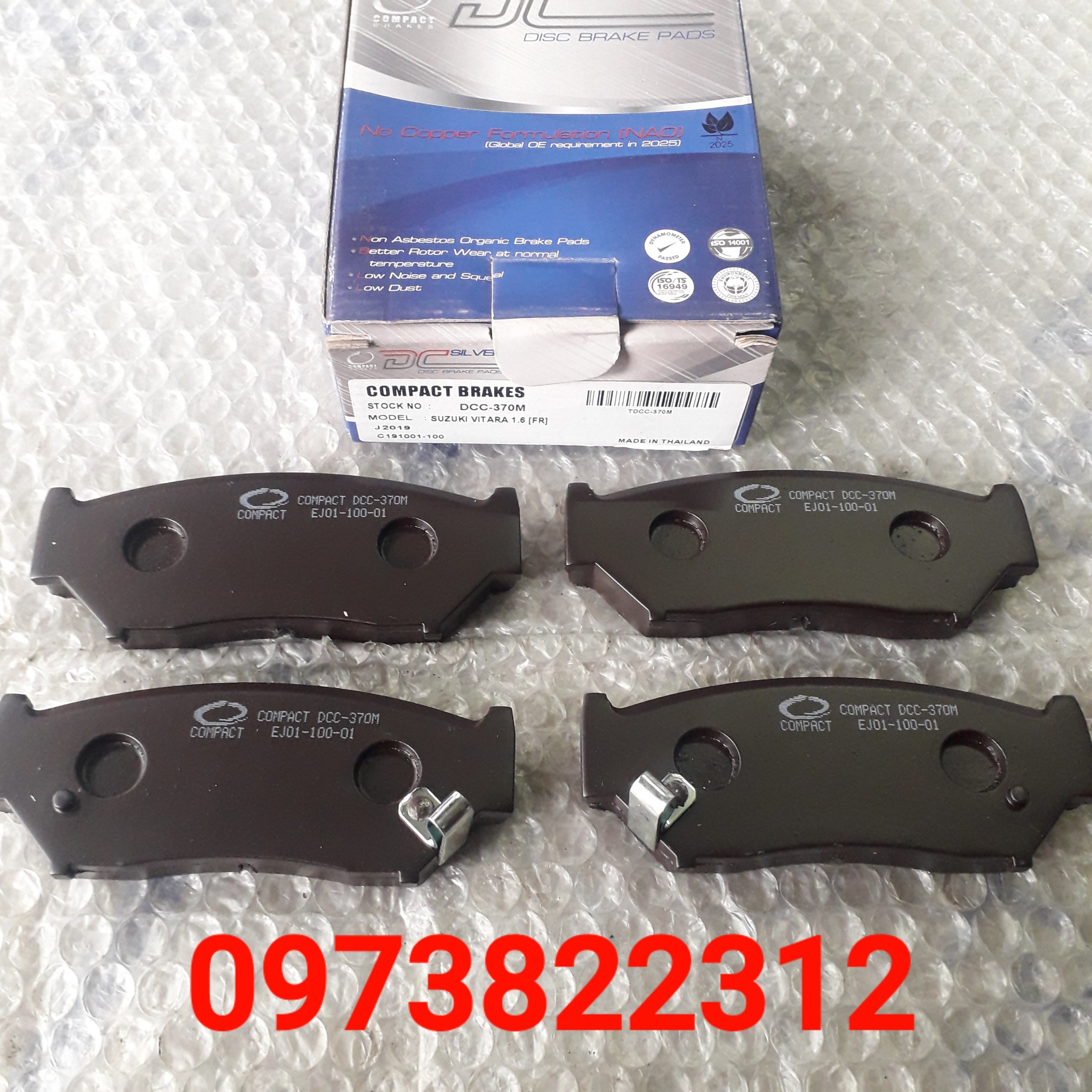 Má phanh trước vitara 02-06 compac