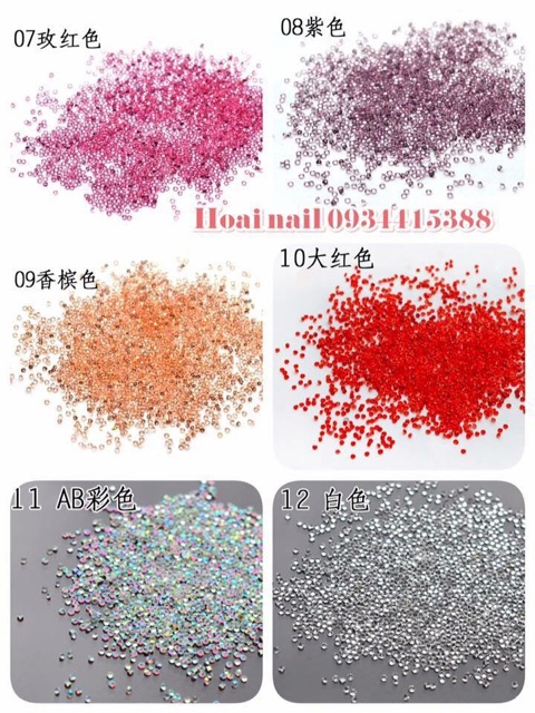 Đá rắc móng Phụ kiện Nail