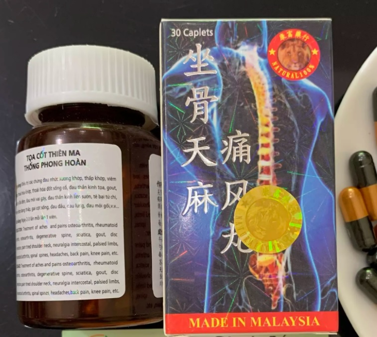 Tọa C.ốt Th.iên Ma Thống Phong Hoàn (chai nhựa) 30v