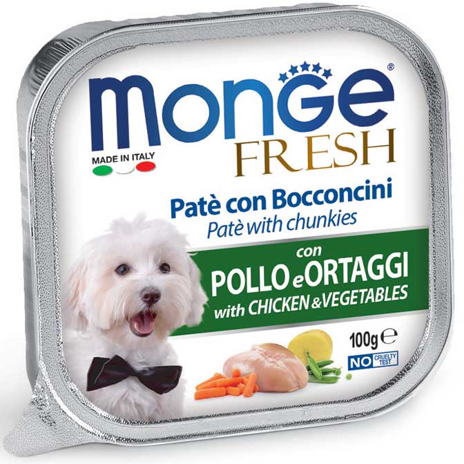 Pate cho chó - Pate Monge hộp 100g đủ vị