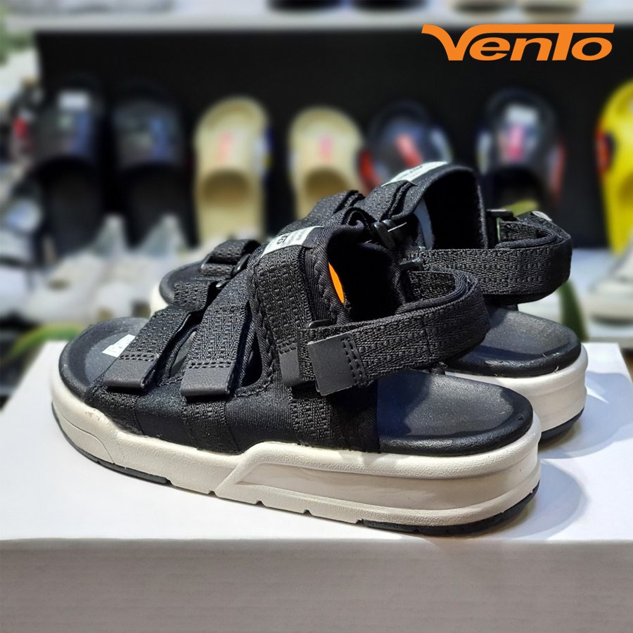 Giày Sandal Vento SD1001 Màu Đen Ghi