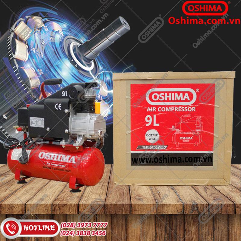 [HCM]MÁY NÉN KHÍ CÓ DẦU OSHIMA 9L