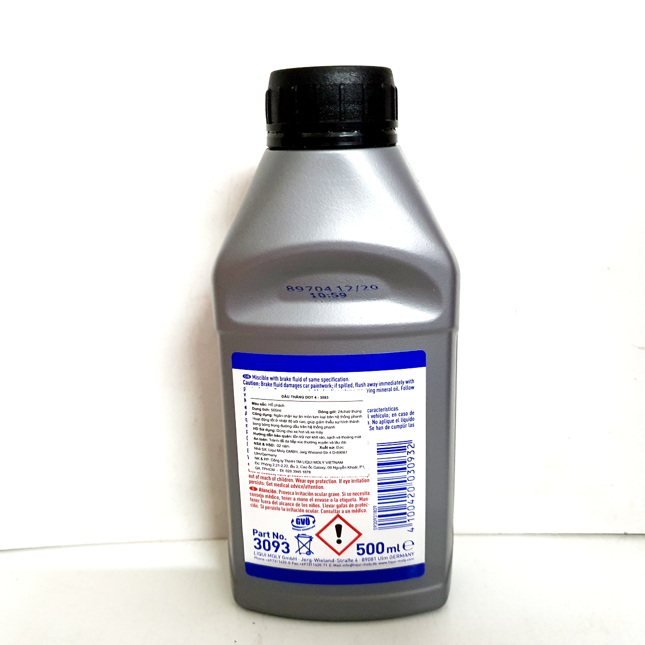 Dầu Thắng đĩa Liquy-Moly Brake Fluid Dot4 500ML