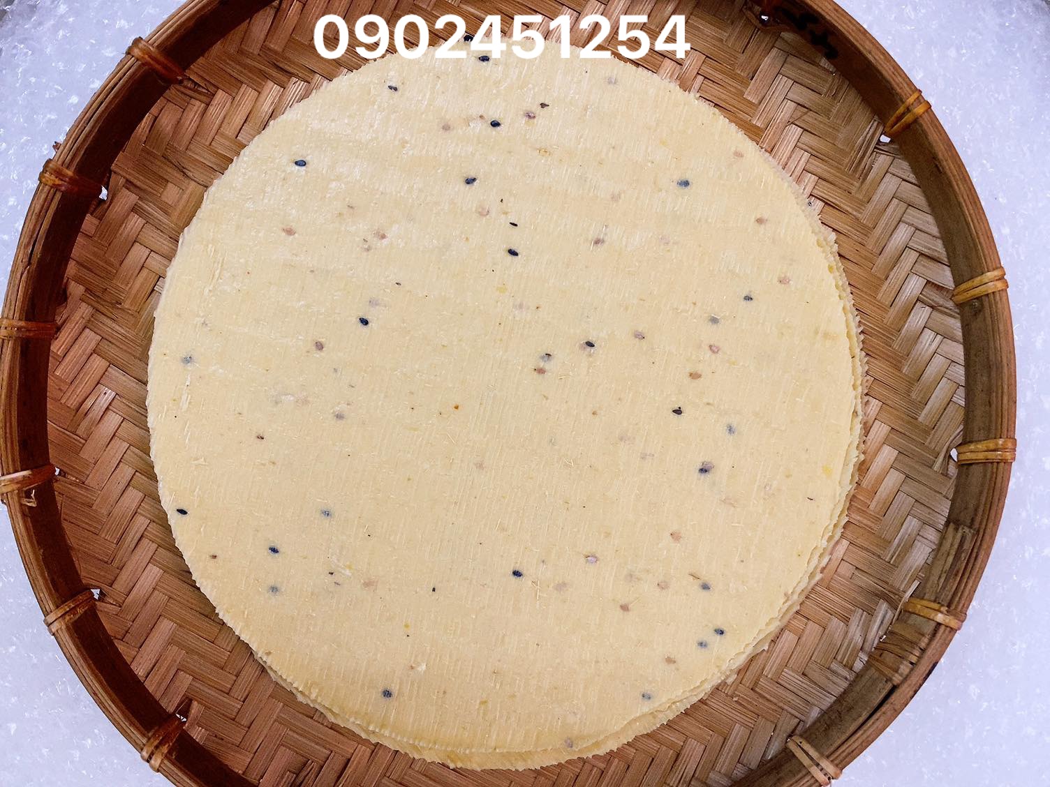 20 cái bánh phồng mì nước cốt dừa đặc sản bến tre