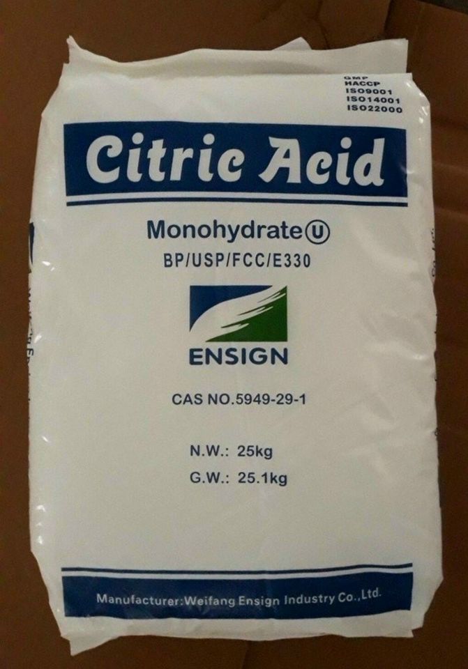 Acid Citric (Axit chanh, bột chanh) , bịch 1 kg