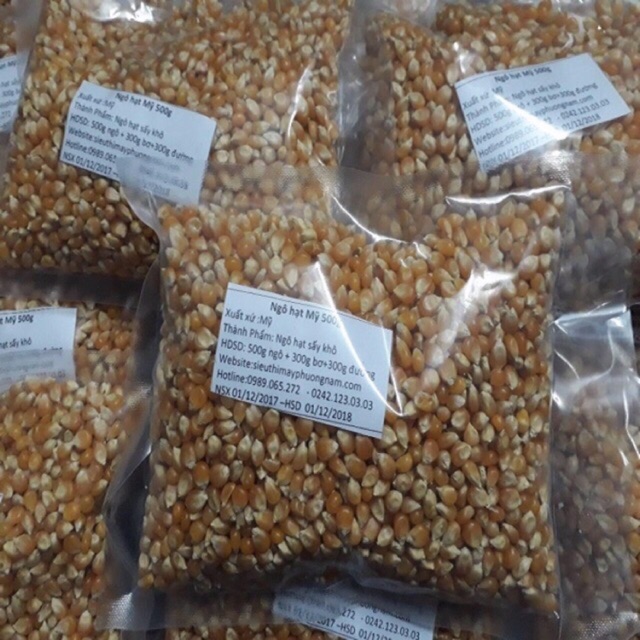1Kg Ngô Mỹ Làm Bắp Rang Bơ Cho Bé