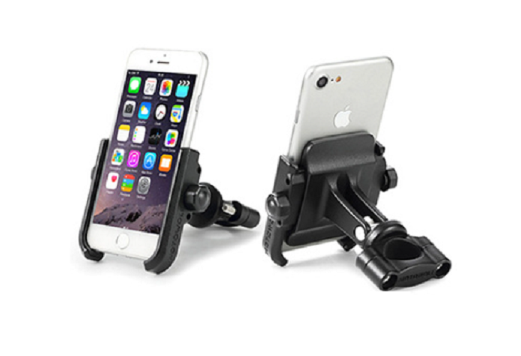 GIÁ ĐỠ ĐIỆN THOAI CNC Không Gỉ, GẮN GHI ĐÔNG XE MÁY MOTOWOLF