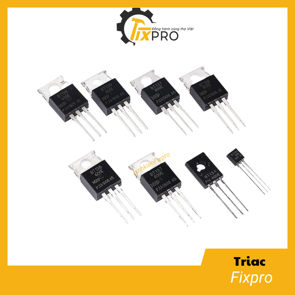 ( 5 chiếc )  Thyristor BT151-500R (7.5A-500V) mới chính hãng.
