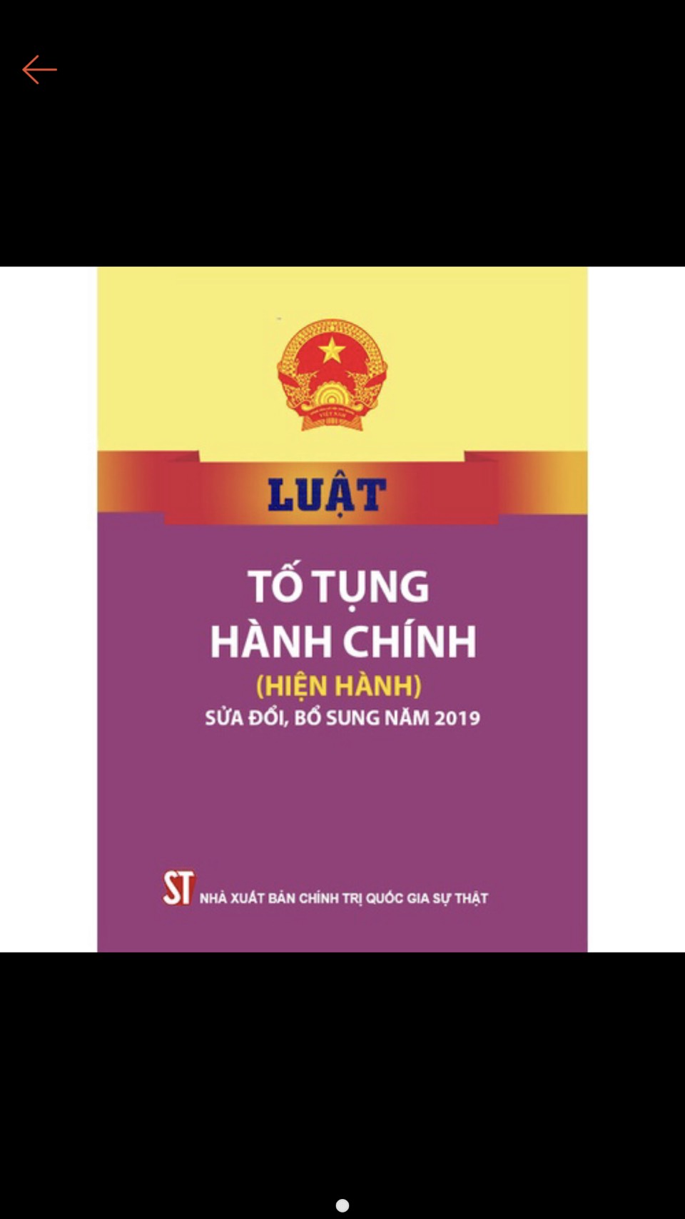 Tố Tụng Hành Chính (sừa đổi, bổ sung năm 2019)