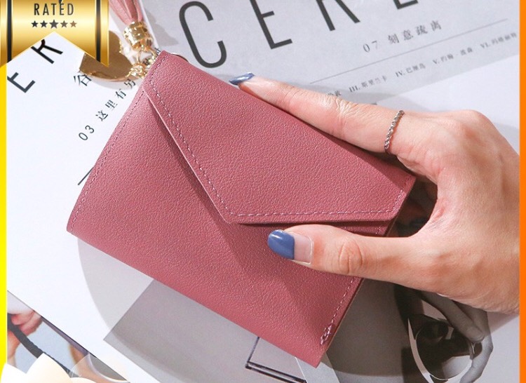 Ví Nữ Mini Cầm Tay Ngắn Phong Cách Hàn Quốc