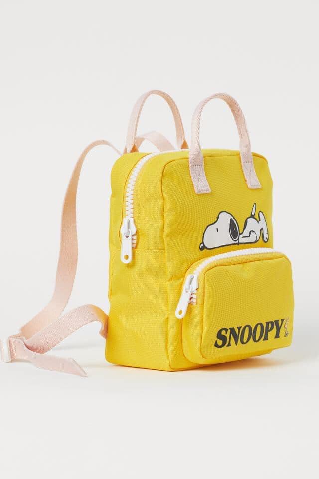 Balo Snoppy vàng HM