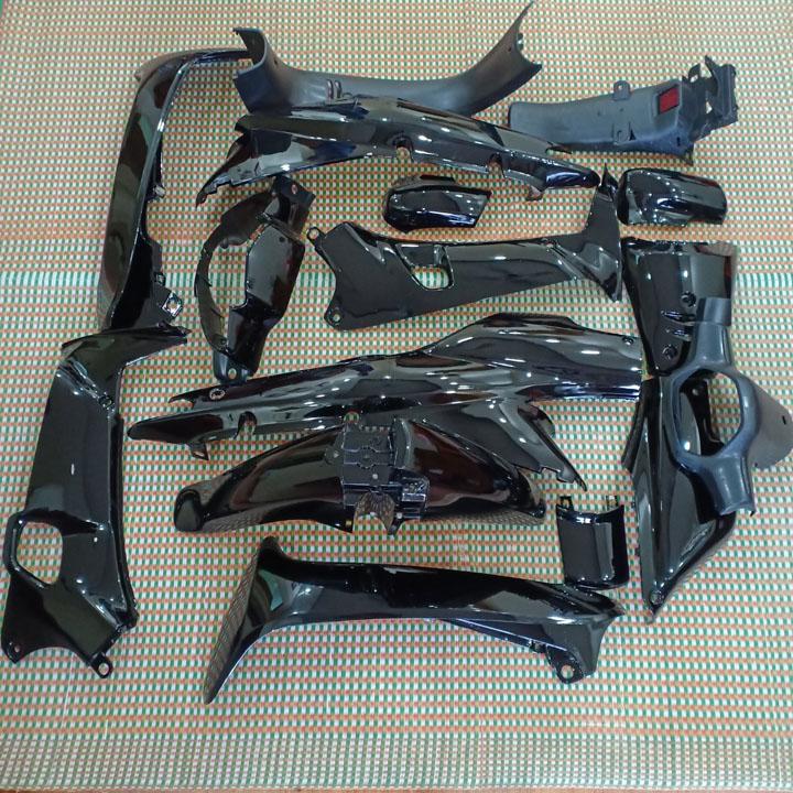 [TẶNG TEM] Dàn áo xe Wave 110 , Wave Alpha , Wave ZX nhựa ABS nguyên sinh màu ĐEN OX535 - có ƯU ĐÃI MIỄN PHÍ BỘ TEM 3 lớp sịn.