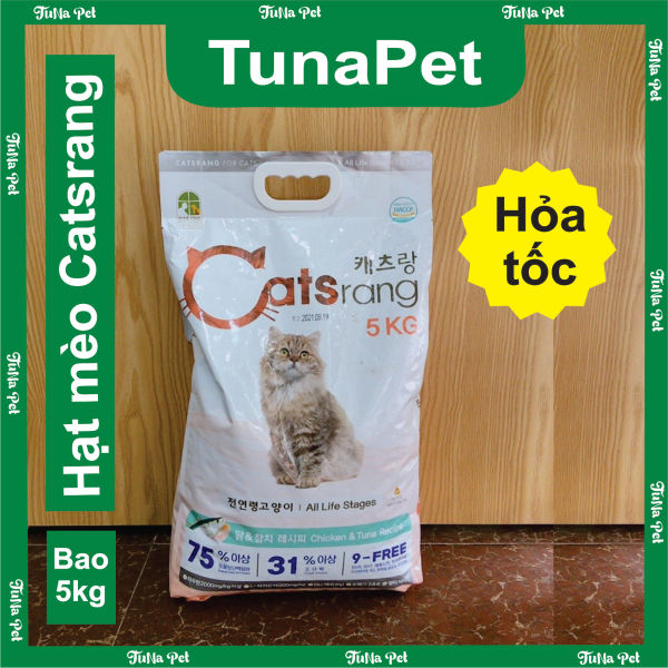 Thức ăn hạt cho mèo Catsrang Hàn Quốc dành cho mọi lứa tuổi bao 5kg