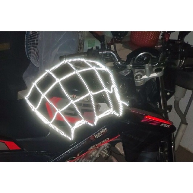 Lưới ràng đồ,Lưới ràng bình xăng phản quang 40x40cm