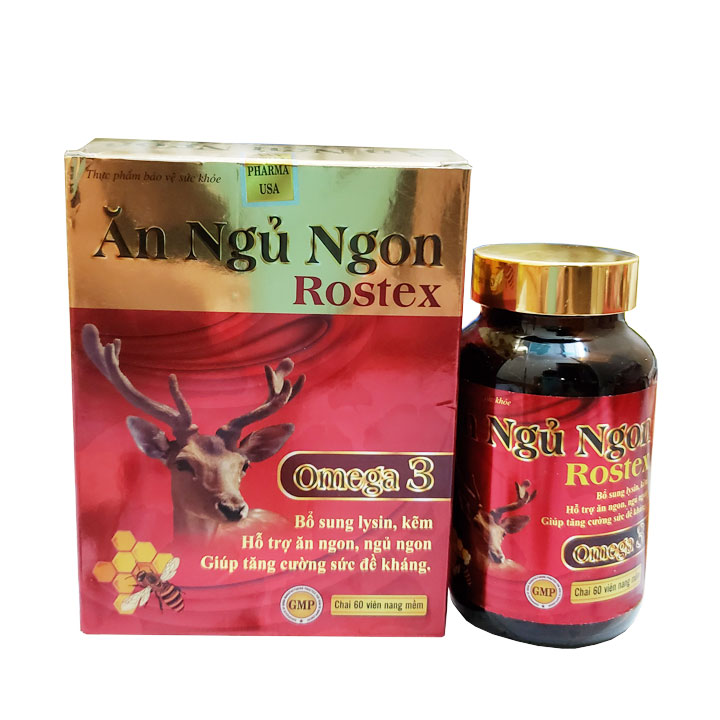 Ăn Ngủ Ngon Rostex Dưỡng tâm an thần giúp cải thiện sức khoẻ cho người suy nhược mệt mỏi