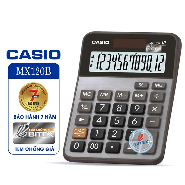 Máy Tính Để Bàn CASIO MX-120B [ Sản phẩm chính hãng ]