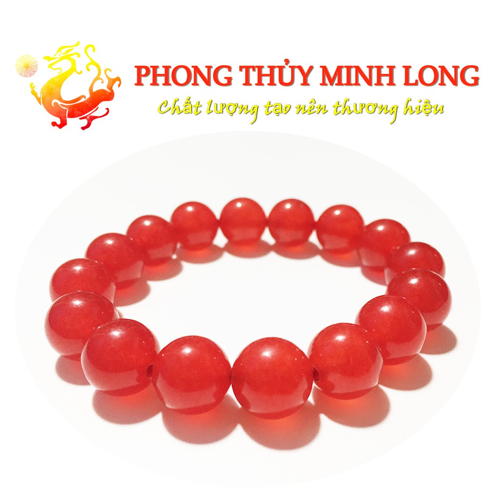 Vòng tay đá Mã Não Đỏ chất lượng 3A