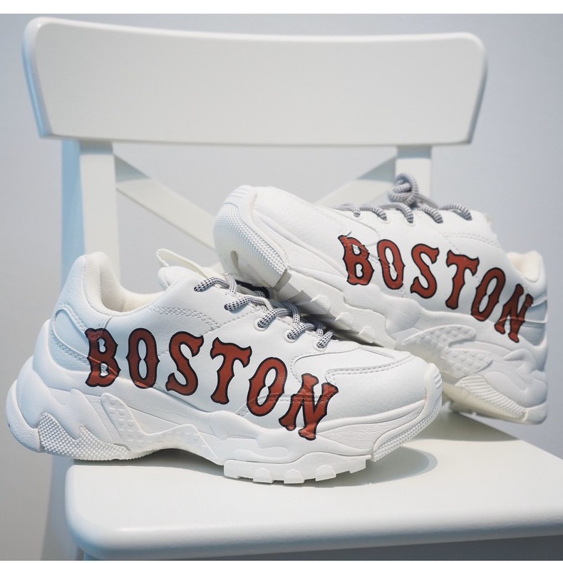 Giày Sneaker MLB Boston Chữ đỏ ( Giày Thể thao Nam nữ MLB)