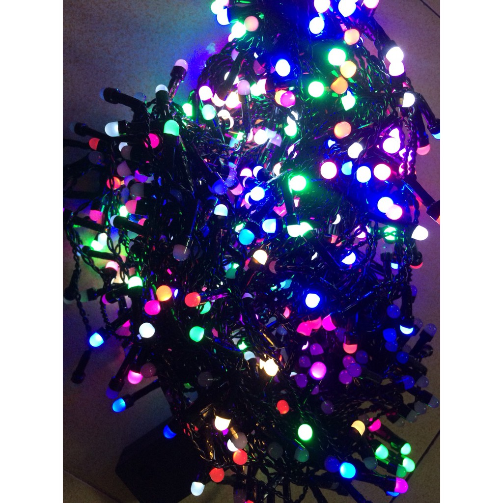 Dây Đèn Led Lục Giác Dài 20m Nhấp Nháy Nhiều Màu Dùng Trang Trí