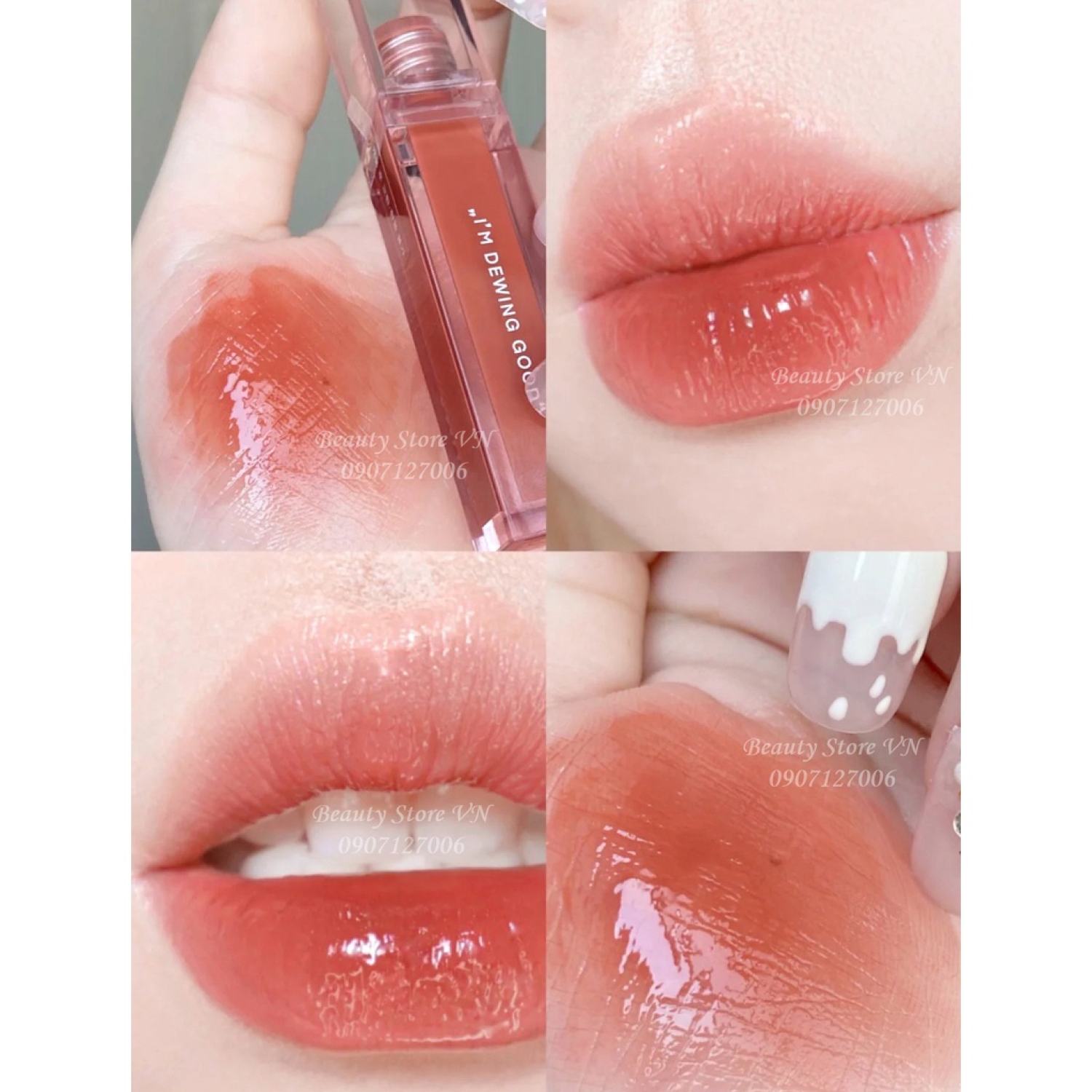 [FREESHIP💋] Son Bóng Gương Dupe Amuse Dew Tint
