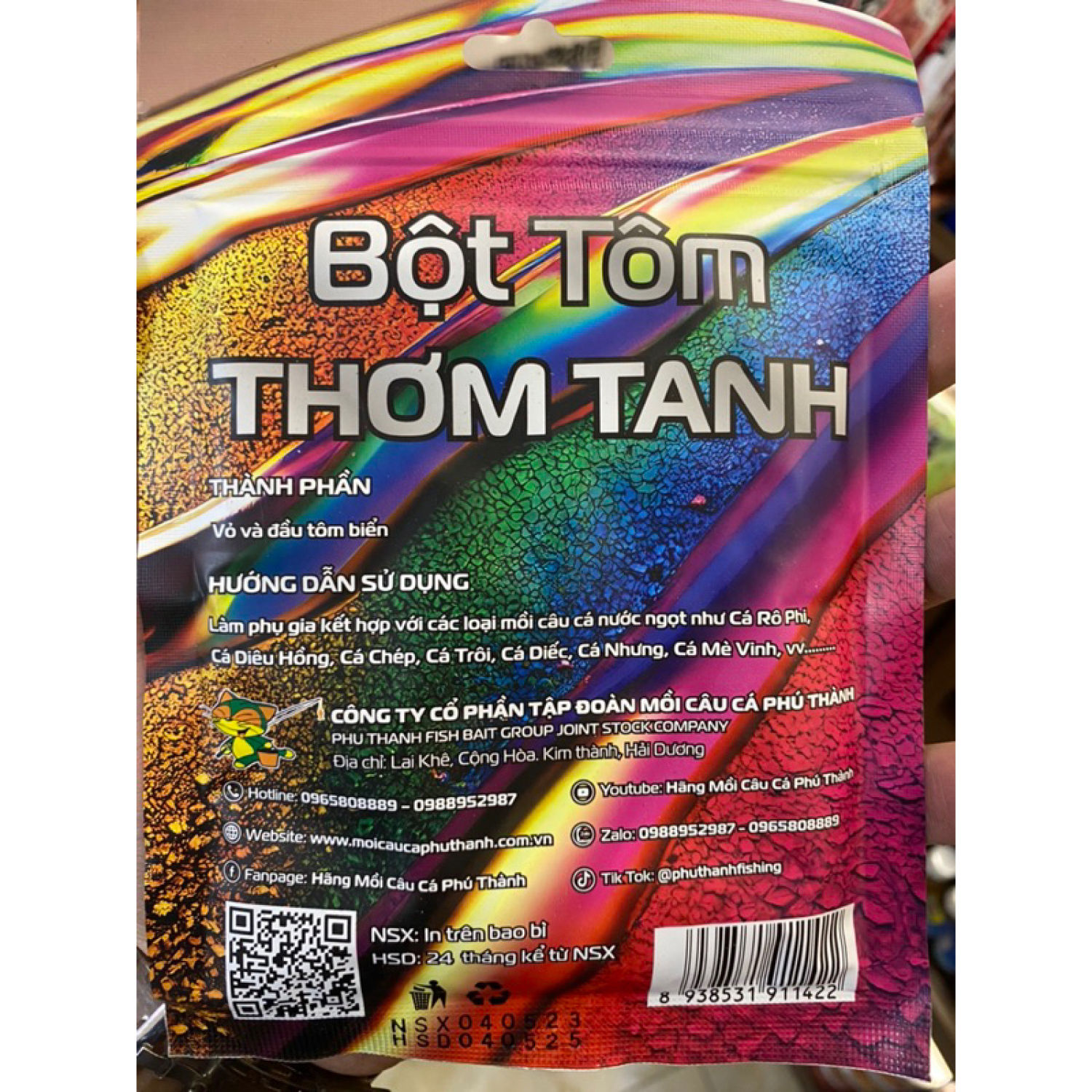 Bột Tôm Nam Cực - Bột Tôm Thơm Tanh Phú Thành 50g