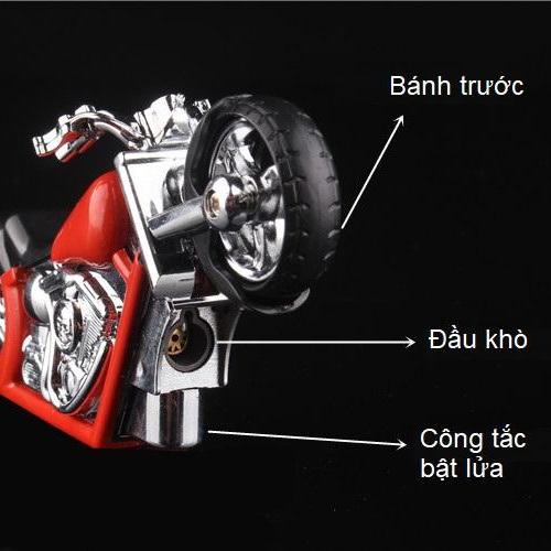 BẬT LỬA HÌNH XE MÔTÔ CÓ ĐÈN PIN ĐỘC ĐÁO