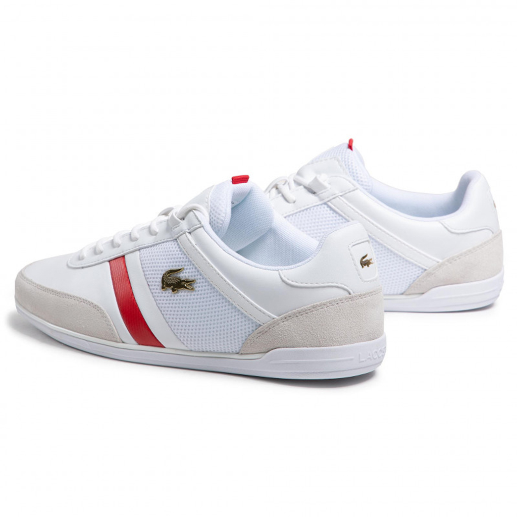 [FreeshipMAX] Giày Lacoste Giron 721 – Trắng/Đỏ