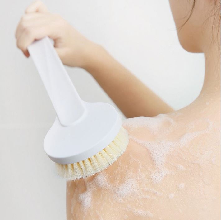 Bàn Chải Cọ Chà Lưng Muji, Cây Tắm Chà Lưng Siêu Mềm Mịn Loại Xuất Nhật