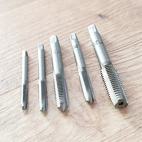 Bộ 5 cây vít taro ren trong cầm tay m3,m4,m5,m6,m8