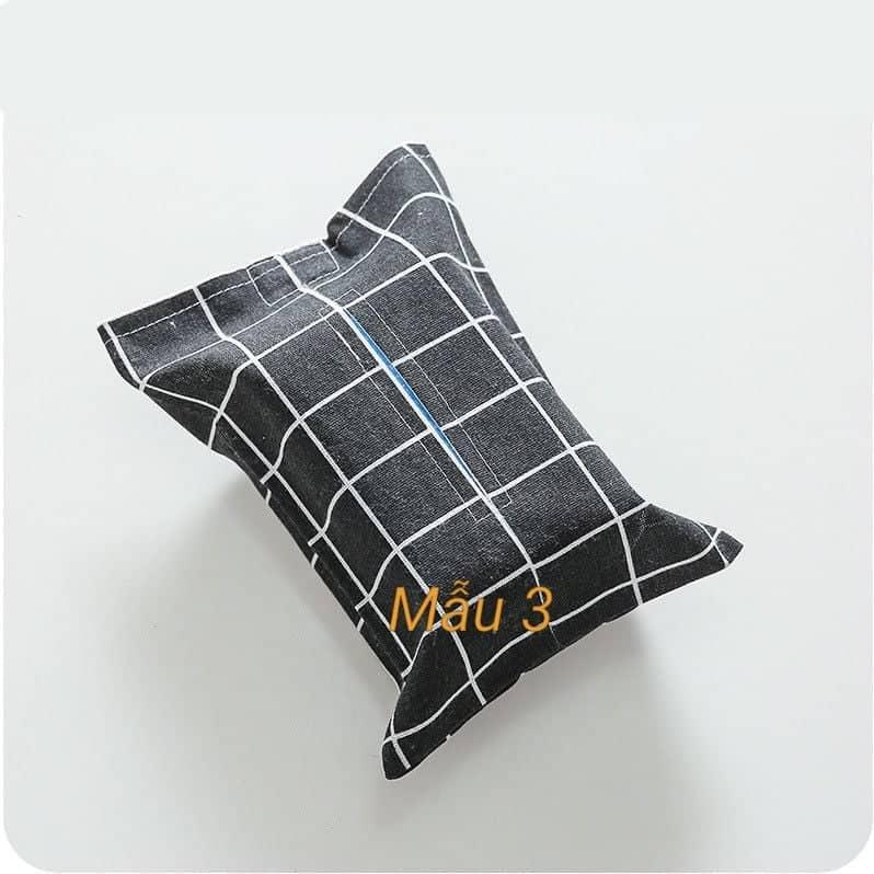 [HCM]Túi vải canvas đựng khăn giấy khăn ướt