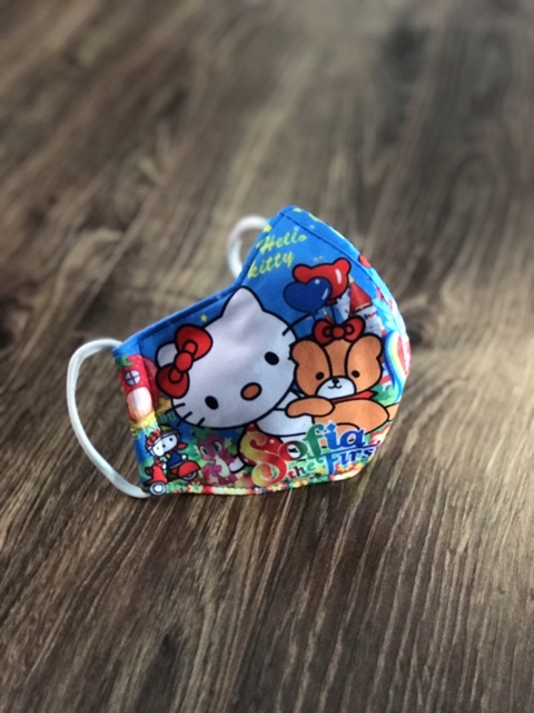 Khẩu trang kitty cho bé 5 đến 10 tuổi