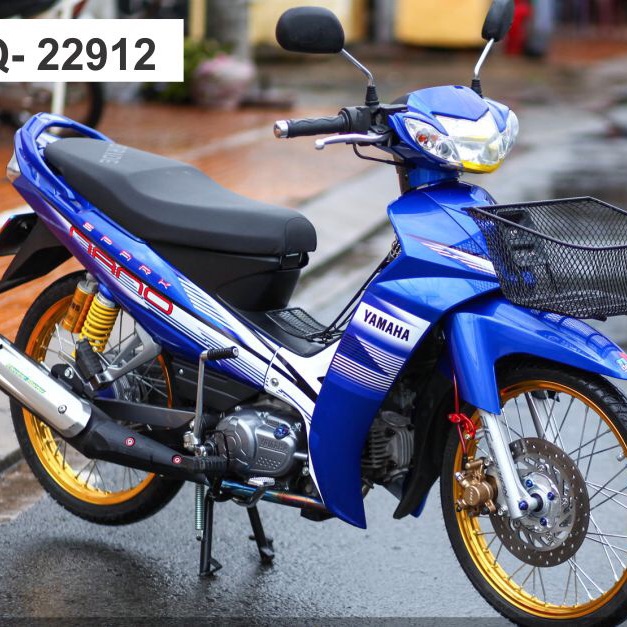 Tem rời Sirius Spark nano dán xe xanh gp